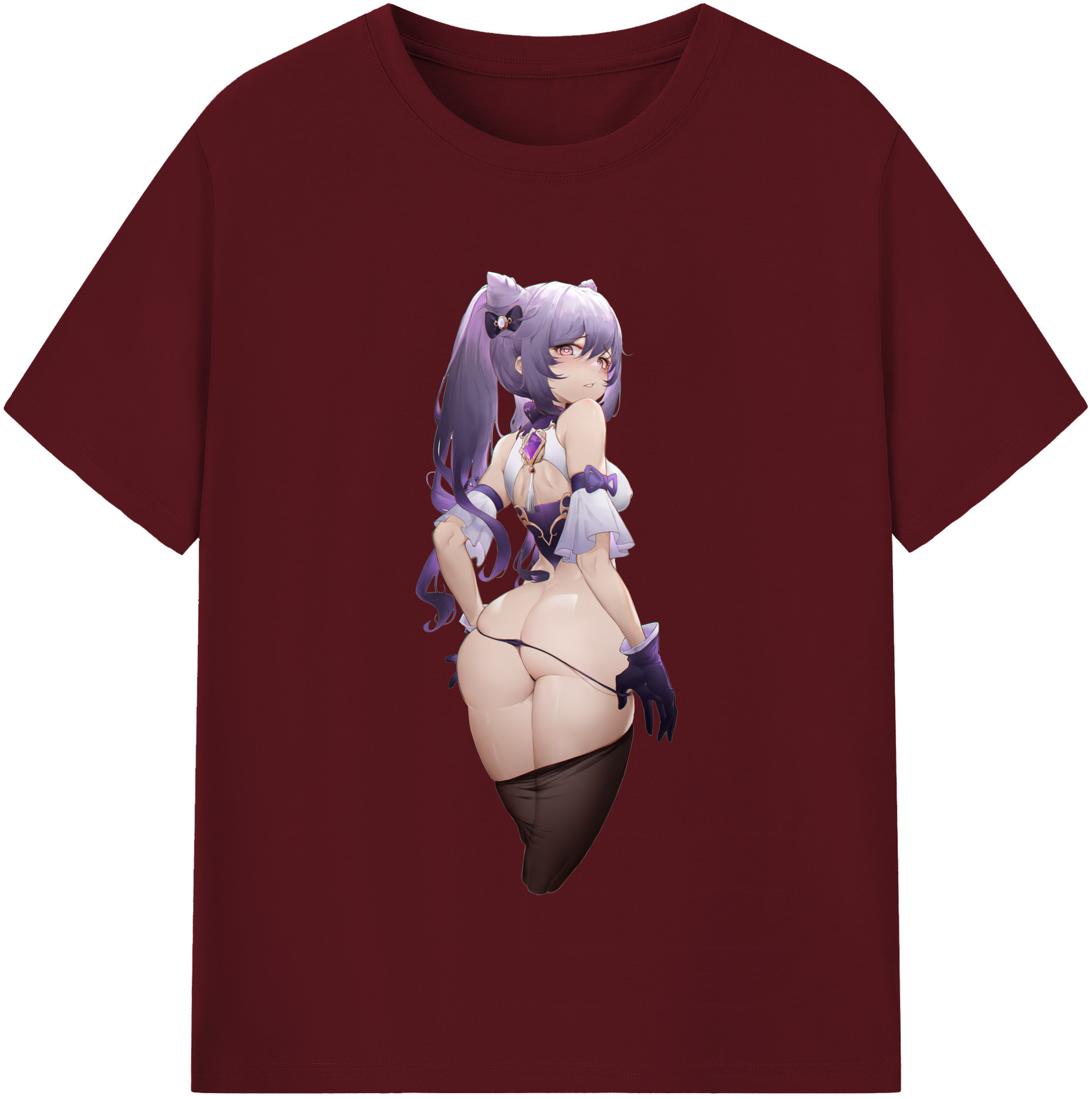げんし神 刻晴 こくせい genshin Kokusei 綿100％半袖Tシャツ（フロントプリント）